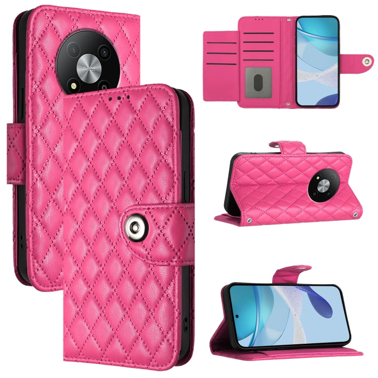 Rhombic Texture Flip Leather Phone Case with Lanyard, For ZTE Blade V70 Vita / nubia V70 Design, For ZTE Blade V70 Design, For ZTE Blade A35 Lite, For ZTE Blade A75 5G, For ZTE Blade A35 / A55, For ZTE Blade V60 / Axon 60 4G, For ZTE nubia Z60 Ultra   ...