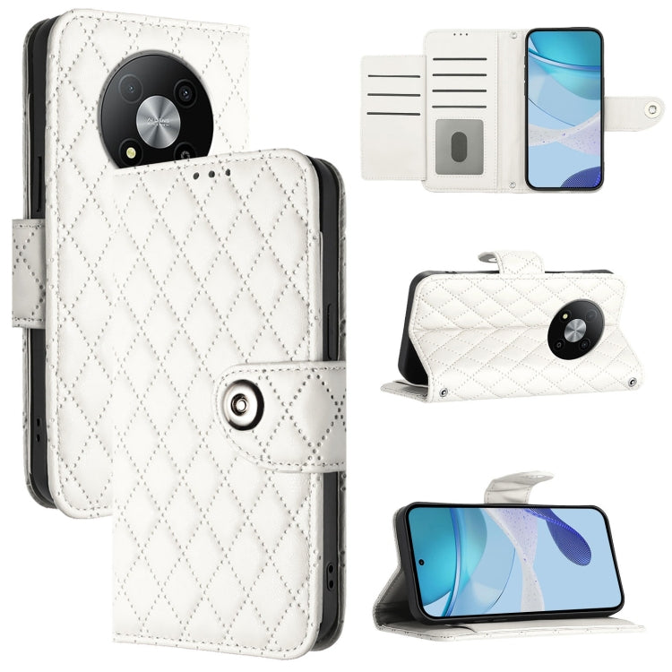 Rhombic Texture Flip Leather Phone Case with Lanyard, For ZTE Blade V70 Vita / nubia V70 Design, For ZTE Blade V70 Design, For ZTE Blade A35 Lite, For ZTE Blade A75 5G, For ZTE Blade A35 / A55, For ZTE Blade V60 / Axon 60 4G, For ZTE nubia Z60 Ultra   ...
