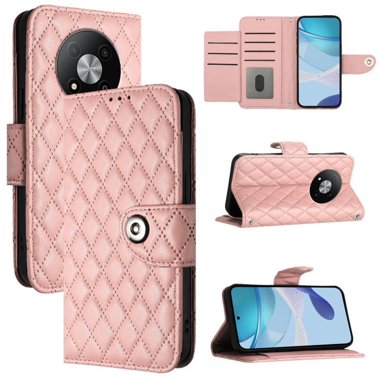 Rhombic Texture Flip Leather Phone Case with Lanyard, For ZTE Blade V70 Vita / nubia V70 Design, For ZTE Blade V70 Design, For ZTE Blade A35 Lite, For ZTE Blade A75 5G, For ZTE Blade A35 / A55, For ZTE Blade V60 / Axon 60 4G, For ZTE nubia Z60 Ultra   ...