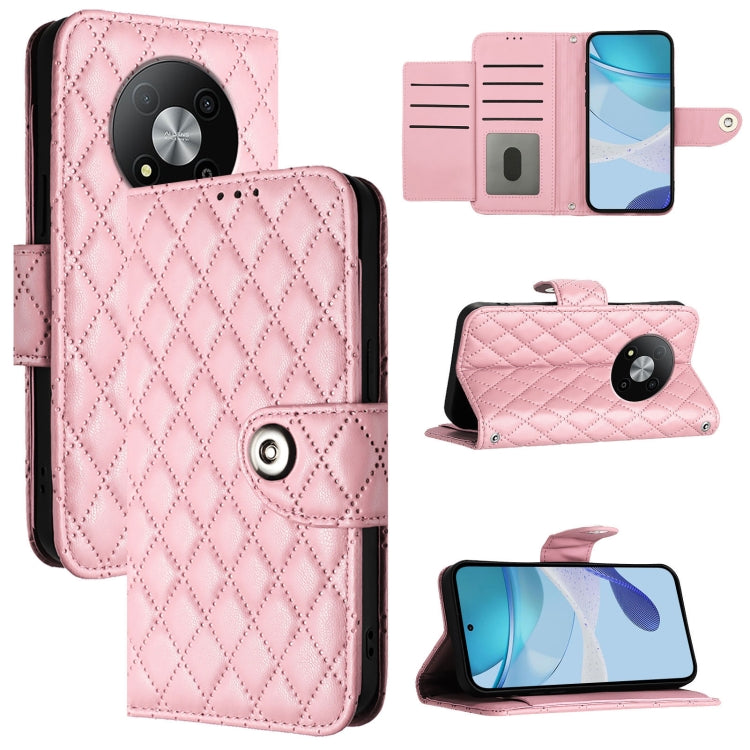 Rhombic Texture Flip Leather Phone Case with Lanyard, For ZTE Blade V70 Vita / nubia V70 Design, For ZTE Blade V70 Design, For ZTE Blade A35 Lite, For ZTE Blade A75 5G, For ZTE Blade A35 / A55, For ZTE Blade V60 / Axon 60 4G, For ZTE nubia Z60 Ultra   ...