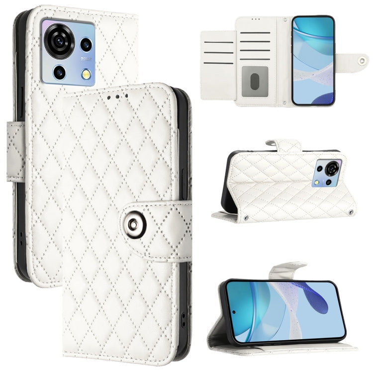 Rhombic Texture Flip Leather Phone Case with Lanyard, For ZTE Blade A73 4G, For ZTE Blade V50 Vita, For ZTE Blade A53 Pro, For ZTE Blade A53, For ZTE Blade A52 Lite, For ZTE Blade V40s, For ZTE Blade A52