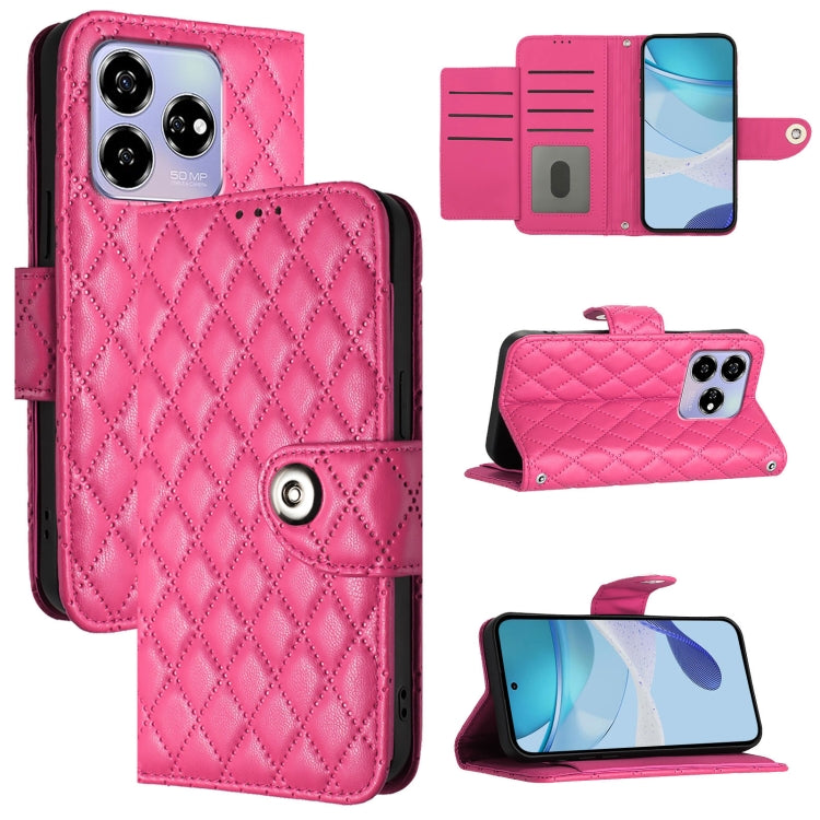 Rhombic Texture Flip Leather Phone Case with Lanyard, For ZTE Blade V70 Vita / nubia V70 Design, For ZTE Blade V70 Design, For ZTE Blade A35 Lite, For ZTE Blade A75 5G, For ZTE Blade A35 / A55, For ZTE Blade V60 / Axon 60 4G, For ZTE nubia Z60 Ultra   ...