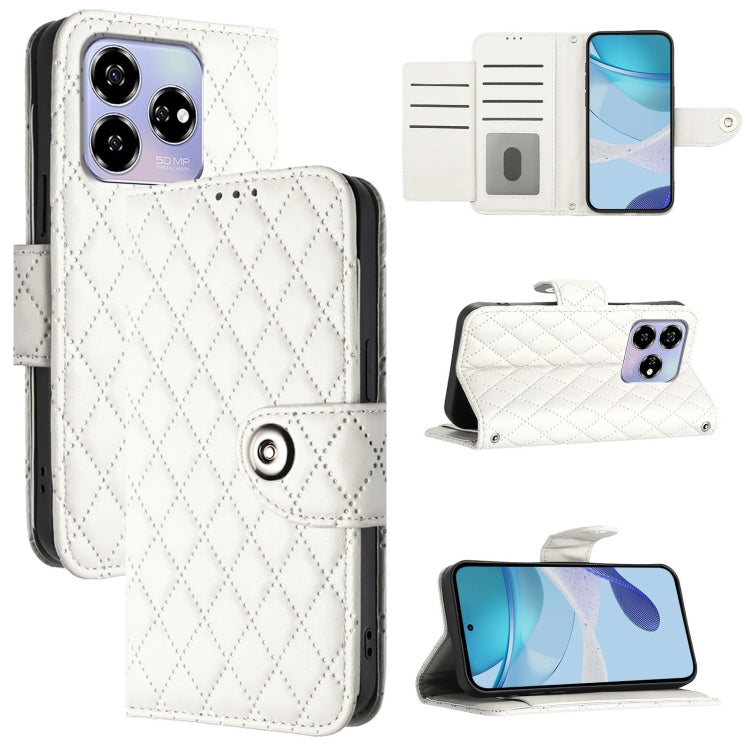 Rhombic Texture Flip Leather Phone Case with Lanyard, For ZTE Blade V70 Vita / nubia V70 Design, For ZTE Blade V70 Design, For ZTE Blade A35 Lite, For ZTE Blade A75 5G, For ZTE Blade A35 / A55, For ZTE Blade V60 / Axon 60 4G, For ZTE nubia Z60 Ultra   ...