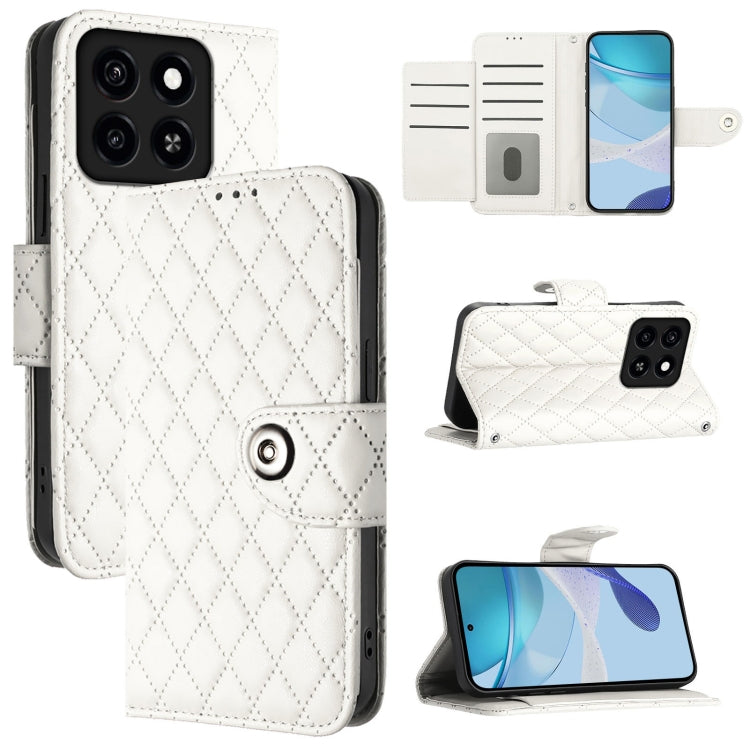 Rhombic Texture Flip Leather Phone Case with Lanyard, For ZTE Blade V70 Vita / nubia V70 Design, For ZTE Blade V70 Design, For ZTE Blade A35 Lite, For ZTE Blade A75 5G, For ZTE Blade A35 / A55, For ZTE Blade V60 / Axon 60 4G, For ZTE nubia Z60 Ultra   ...