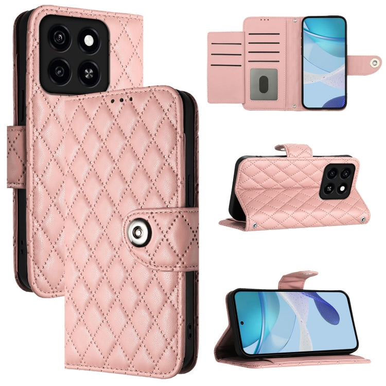Rhombic Texture Flip Leather Phone Case with Lanyard, For ZTE Blade V70 Vita / nubia V70 Design, For ZTE Blade V70 Design, For ZTE Blade A35 Lite, For ZTE Blade A75 5G, For ZTE Blade A35 / A55, For ZTE Blade V60 / Axon 60 4G, For ZTE nubia Z60 Ultra   ...