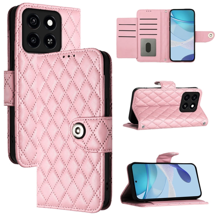 Rhombic Texture Flip Leather Phone Case with Lanyard, For ZTE Blade V70 Vita / nubia V70 Design, For ZTE Blade V70 Design, For ZTE Blade A35 Lite, For ZTE Blade A75 5G, For ZTE Blade A35 / A55, For ZTE Blade V60 / Axon 60 4G, For ZTE nubia Z60 Ultra   ...