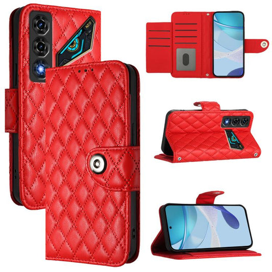 Rhombic Texture Flip Leather Phone Case with Lanyard, For ZTE nubia Neo 5 5G, For ZTE nubia Neo 5 GT 5G, For ZTE Nubia P7 Pro 5G / Optus X Value 5G, For ZTE Nubia P9 Pro 5G / Optus X Pro 2 5G, For ZTE nubia RedMagic 11 Air                              ...