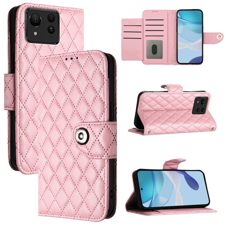 Rhombic Texture Flip Leather Phone Case with Lanyard, For Asus Zenfone 12 Ultra, For Asus ROG Phone 9 / 9 Pro, For Asus Zenfone 11 Ultra, For Asus ROG Phone 8
