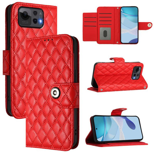 Rhombic Texture Flip Leather Phone Case with Lanyard, For Asus Zenfone 12 Ultra, For Asus ROG Phone 9 / 9 Pro, For Asus Zenfone 11 Ultra, For Asus ROG Phone 8