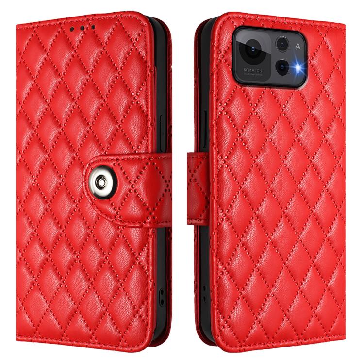 Rhombic Texture Flip Leather Phone Case with Lanyard, For Asus Zenfone 12 Ultra, For Asus ROG Phone 9 / 9 Pro, For Asus Zenfone 11 Ultra, For Asus ROG Phone 8