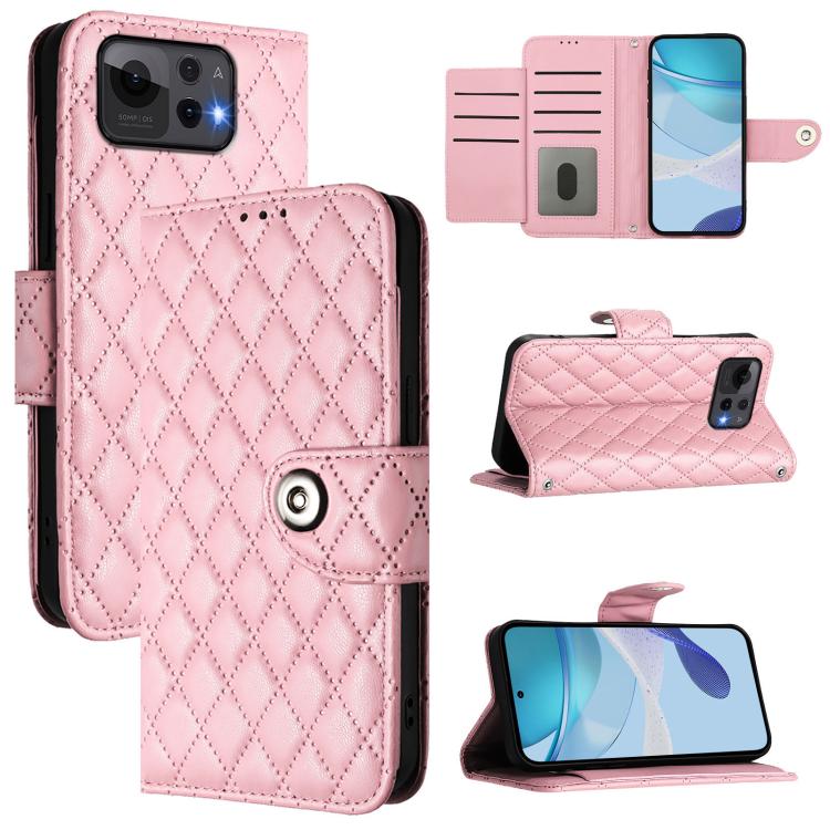 Rhombic Texture Flip Leather Phone Case with Lanyard, For Asus Zenfone 12 Ultra, For Asus ROG Phone 9 / 9 Pro, For Asus Zenfone 11 Ultra, For Asus ROG Phone 8