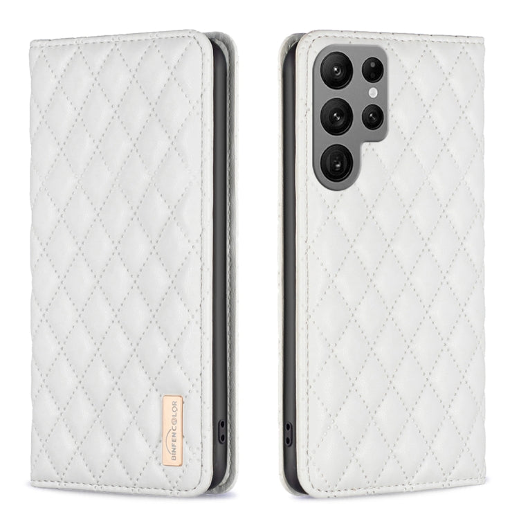 Diamond Lattice Magnetic Leather Flip Phone Case, For Galaxy S26 FE 5G, For Samsung Galaxy S25 5G, For Samsung Galaxy S25+ 5G, For Samsung Galaxy S25 Ultra 5G, For Samsung Galaxy S24 FE 5G