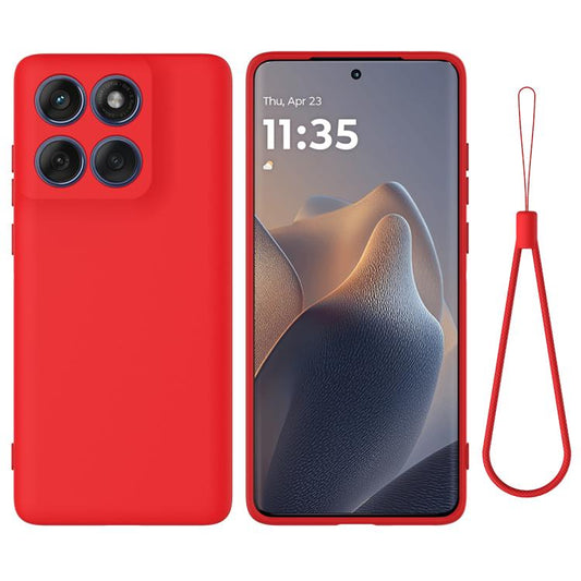 Solid Color Liquid Silicone Dropproof Full Coverage Phone Case, For Motorola Edge 60 Fusion / Edge 60, For Motorola Edge 50, For Motorola Edge 50 Ultra, For Motorola Moto X50 Ultra