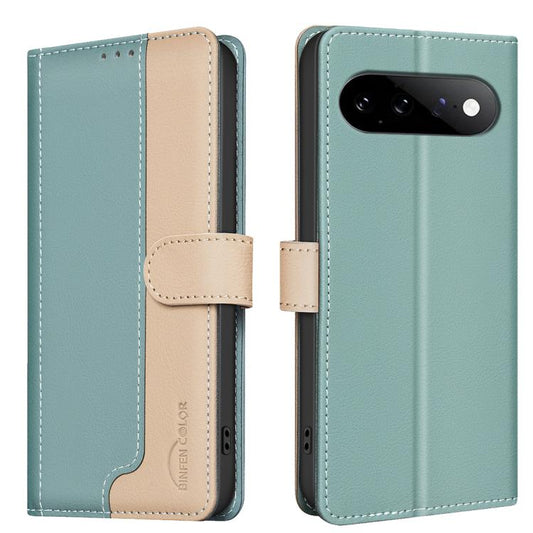 Color Matching RFID Anti-theft Leather Phone Case, For Google Pixel 11 / 11 Pro, For Google Pixel 10a, For Google Pixel 9A, For Google Pixel 9 Pro, For Google Pixel 9, For Google Pixel 8a, For Google Pixel 8 Pro, For Google Pixel 8