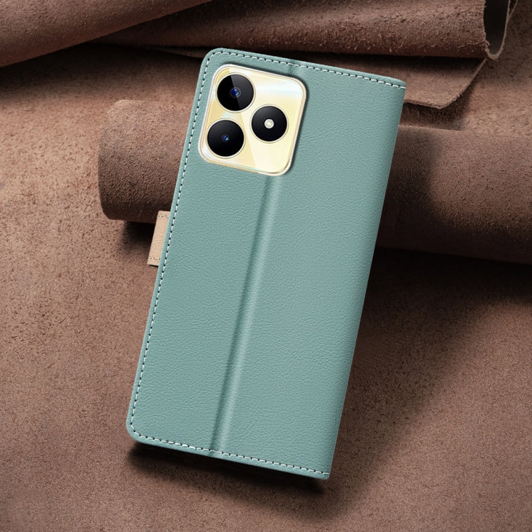 Color Matching RFID Anti-theft Leather Phone Case, For Realme C53, For Realme C55