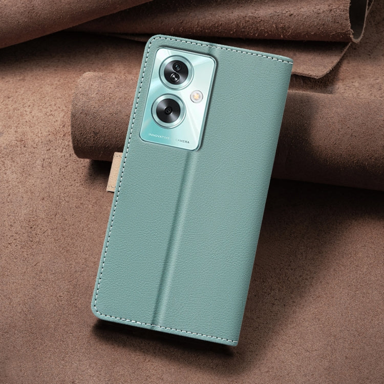 Color Matching RFID Anti-theft Leather Phone Case, For OPPO A79 5G, For OPPO A59 5G