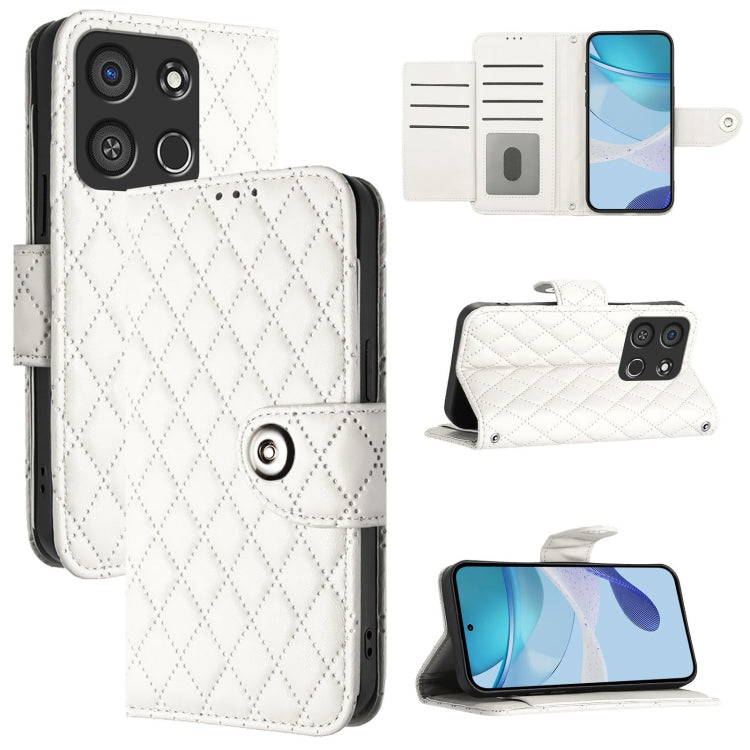 Rhombic Texture Flip Leather Phone Case with Lanyard, For itel S24, For itel P55+, For itel P55 4G, For itel A05s, For itel A70, For itel A60 / A60s, For itel S23+, For itel S23 S665L