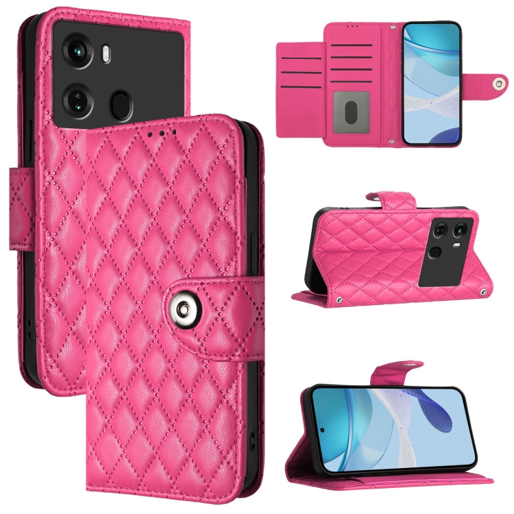 Rhombic Texture Flip Leather Phone Case with Lanyard, For itel S18 / Vision 5, For itel P40, For itel S17 / Vision 3, For itel A58 / A49, For itel P17 / A27, For itel A48