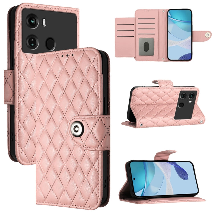Rhombic Texture Flip Leather Phone Case with Lanyard, For itel S18 / Vision 5, For itel P40, For itel S17 / Vision 3, For itel A58 / A49, For itel P17 / A27, For itel A48
