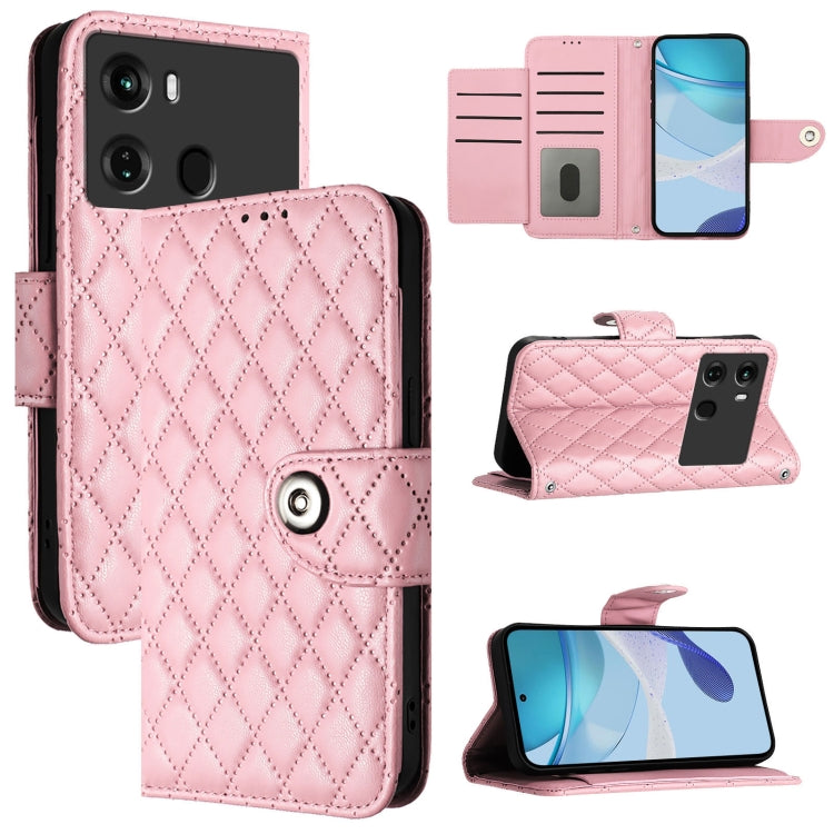 Rhombic Texture Flip Leather Phone Case with Lanyard, For itel S18 / Vision 5, For itel P40, For itel S17 / Vision 3, For itel A58 / A49, For itel P17 / A27, For itel A48