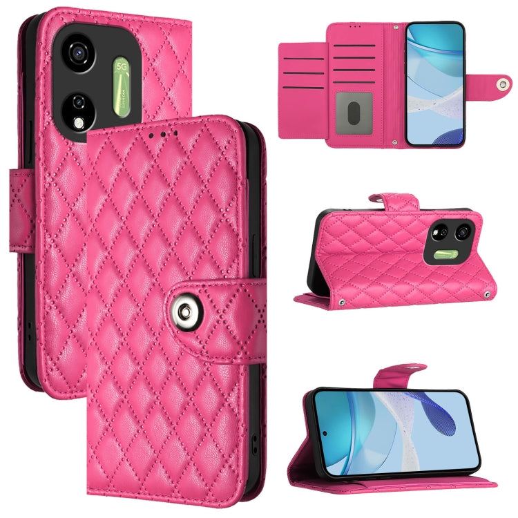 Rhombic Texture Flip Leather Phone Case with Lanyard, For itel A200 / A200+ 4G Global, For Itel A95 5G, For Itel A90, For Itel City 100, For itel A50, For itel A23 Pro / A17, For itel P55 5G, For itel RS4 S666LN