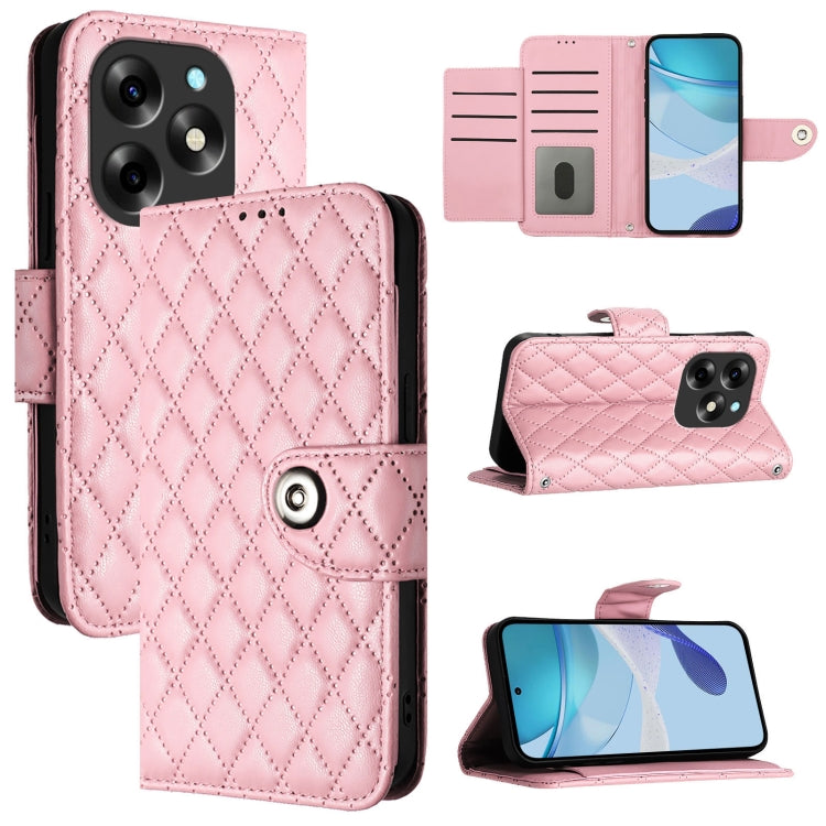 Rhombic Texture Flip Leather Phone Case with Lanyard, For itel S24, For itel P55+, For itel P55 4G, For itel A05s, For itel A70, For itel A60 / A60s, For itel S23+, For itel S23 S665L