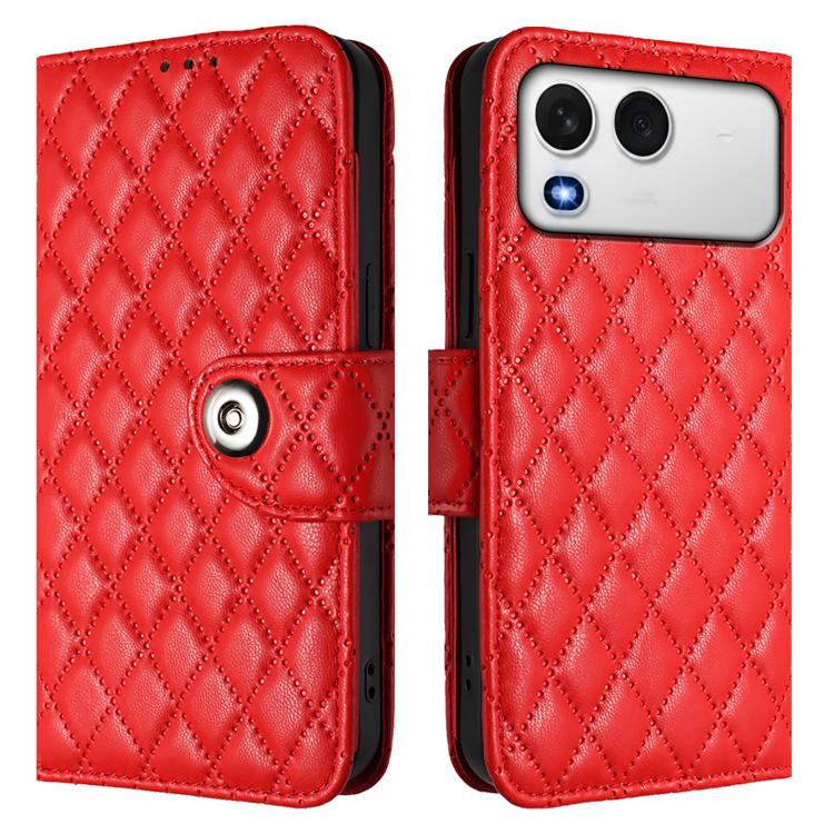 Rhombic Texture Flip Leather Phone Case with Lanyard, For itel A200 / A200+ 4G Global, For Itel A95 5G, For Itel A90, For Itel City 100, For itel A50, For itel A23 Pro / A17, For itel P55 5G, For itel RS4 S666LN