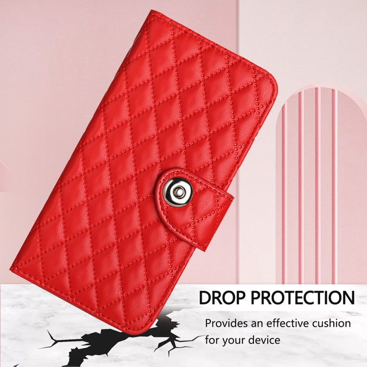 Rhombic Texture Flip Leather Phone Case with Lanyard, For Tecno Camon 19 Pro 5G, For Tecno Pova 4 Pro, For Tecno Pova 4, For Tecno Pova Neo 2, For Tecno Spark 9, For Tecno Spark 9 Pro / Spark 9T, For Tecno Camon 19, For Tecno Camon 19 Neo