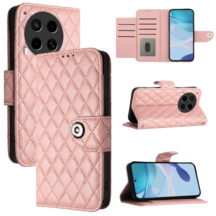 Rhombic Texture Flip Leather Phone Case with Lanyard, For Tecno Pop 6c / itel A18, For Tecno Spark 10 Pro Magic Magenta, For Tecno Camon 30 Premier 5G, For Tecno Pova 6 Neo, For Tecno Pova 6 4G, For Tecno Pova 6 Pro / Pova 6 5G, For Tecno Camon 30 Pro ...