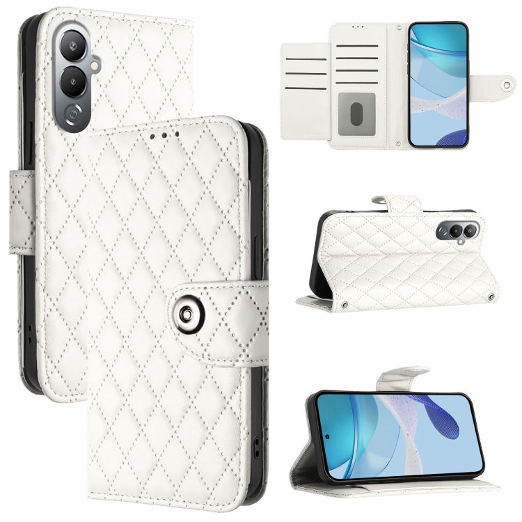 Rhombic Texture Flip Leather Phone Case with Lanyard, For Tecno Camon 19 Pro 5G, For Tecno Pova 4 Pro, For Tecno Pova 4, For Tecno Pova Neo 2, For Tecno Spark 9, For Tecno Spark 9 Pro / Spark 9T, For Tecno Camon 19, For Tecno Camon 19 Neo