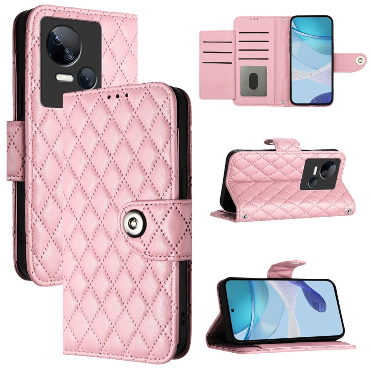 Rhombic Texture Flip Leather Phone Case with Lanyard, For Tecno Camon 20 Pro 5G, For Tecno Camon 20 / 20 Pro 4G, For Tecno Spark Go 2023, For Tecno Pop 7 / Pop 7 Pro, For Tecno Spark 10 5G, For Tecno Spark 10C, For Tecno Spark 10 4G                    ...