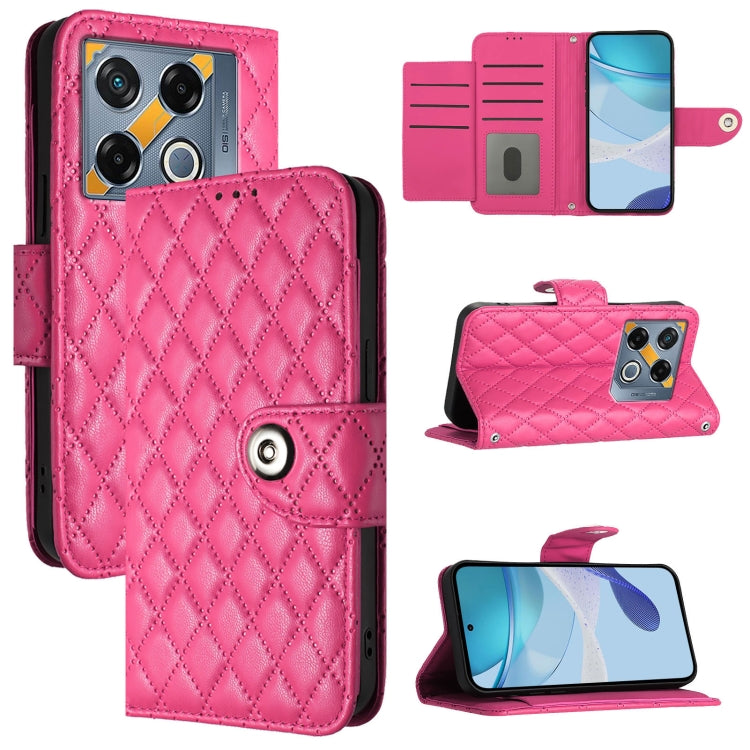 Rhombic Texture Flip Leather Phone Case with Lanyard, For Infinix Note 50s, For Infinix Hot 50 Pro+ 4G, For Infinix Note 40 5G, For Infinix Smart 8 Plus / Smart 8 Pro, For Infinix GT 20 Pro X6871, For Infinix Note 40 Pro 4G X6850                       ...
