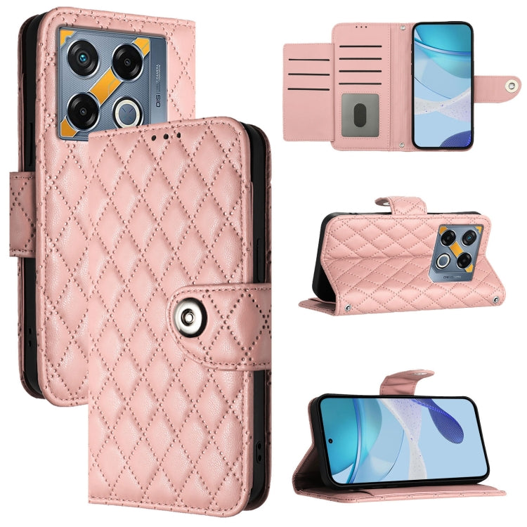 Rhombic Texture Flip Leather Phone Case with Lanyard, For Infinix Note 50s, For Infinix Hot 50 Pro+ 4G, For Infinix Note 40 5G, For Infinix Smart 8 Plus / Smart 8 Pro, For Infinix GT 20 Pro X6871, For Infinix Note 40 Pro 4G X6850                       ...