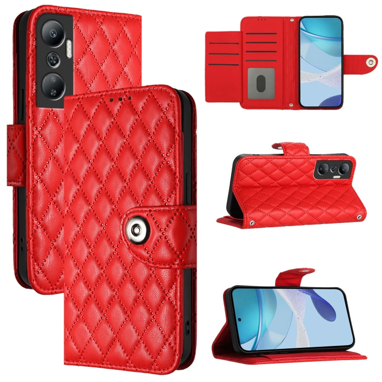 Rhombic Texture Flip Leather Phone Case with Lanyard, For Infinix Hot 20 5G, For Infinix Smart 7 X6515, For Infinix Hot 20i X665E, For Infinix Hot 20 Play, For Infinix Hot 20 4G X6826, For Infinix Zero 20, For Infinix Note 12 Pro / Note 12 2023        ...