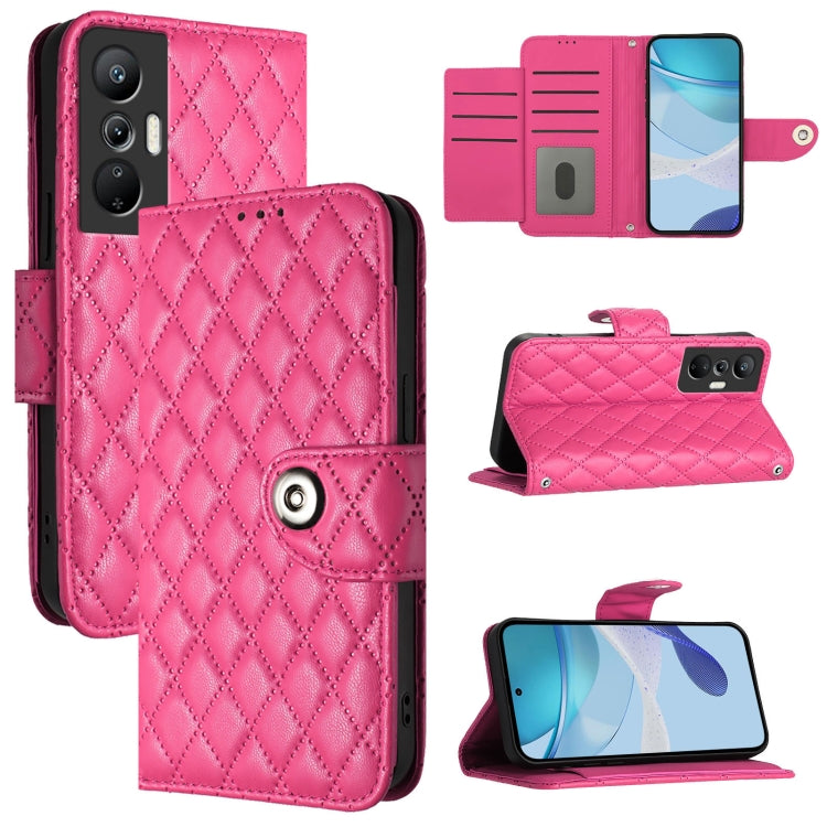 Rhombic Texture Flip Leather Phone Case with Lanyard, For Infinix Smart 7 HD, For Infinix Note 30 Pro / Note 30 5G, For Infinix Note 30i, For Infinix Note 30 4G X6833B, For Infinix Note 30 VIP, For Infinix Hot 30i, For Infinix Hot 30 4G                ...