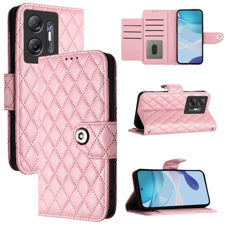 Rhombic Texture Flip Leather Phone Case with Lanyard, For Infinix Hot 40 / Hot 40 Pro, For Infinix Hot 40i, For Infinix Smart 8, For Infinix Zero 30 4G, For Infinix Zero 30 5G, For Infinix Hot 30 5G, For Infinix Hot 30 Play / 30 Play NFC               ...