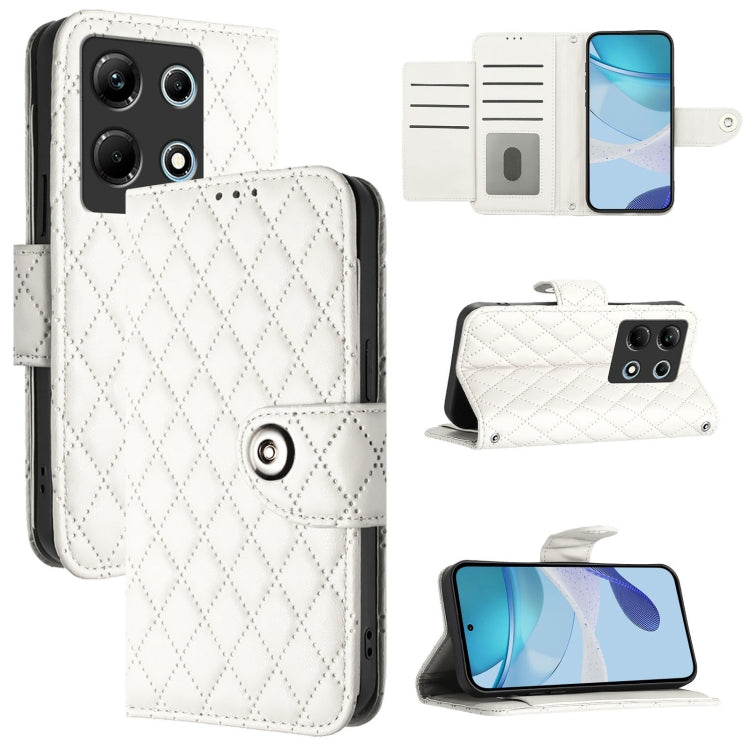 Rhombic Texture Flip Leather Phone Case with Lanyard, For Infinix Smart 7 HD, For Infinix Note 30 Pro / Note 30 5G, For Infinix Note 30i, For Infinix Note 30 4G X6833B, For Infinix Note 30 VIP, For Infinix Hot 30i, For Infinix Hot 30 4G                ...