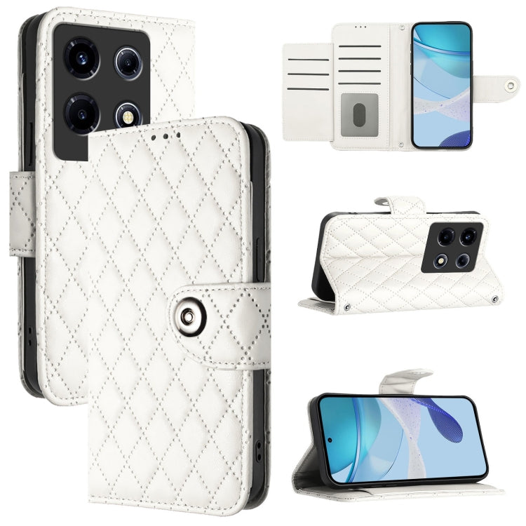 Rhombic Texture Flip Leather Phone Case with Lanyard, For Infinix Smart 7 HD, For Infinix Note 30 Pro / Note 30 5G, For Infinix Note 30i, For Infinix Note 30 4G X6833B, For Infinix Note 30 VIP, For Infinix Hot 30i, For Infinix Hot 30 4G                ...
