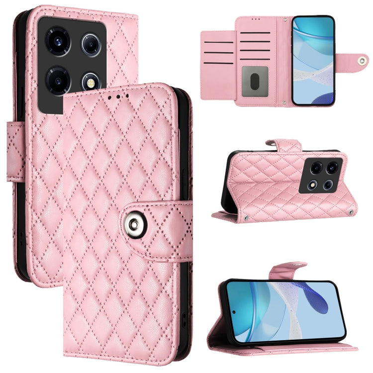 Rhombic Texture Flip Leather Phone Case with Lanyard, For Infinix Smart 7 HD, For Infinix Note 30 Pro / Note 30 5G, For Infinix Note 30i, For Infinix Note 30 4G X6833B, For Infinix Note 30 VIP, For Infinix Hot 30i, For Infinix Hot 30 4G                ...