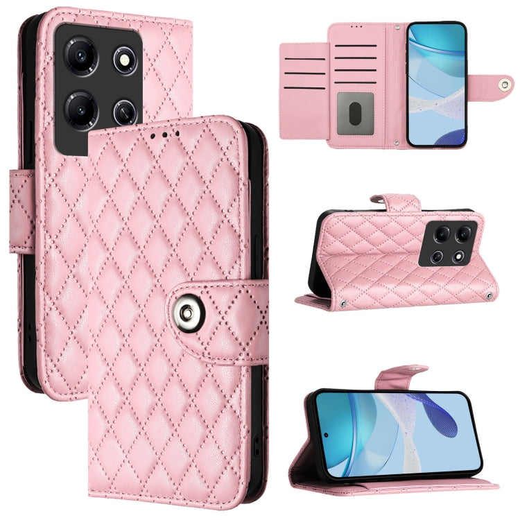 Rhombic Texture Flip Leather Phone Case with Lanyard, For Infinix Smart 7 HD, For Infinix Note 30 Pro / Note 30 5G, For Infinix Note 30i, For Infinix Note 30 4G X6833B, For Infinix Note 30 VIP, For Infinix Hot 30i, For Infinix Hot 30 4G                ...