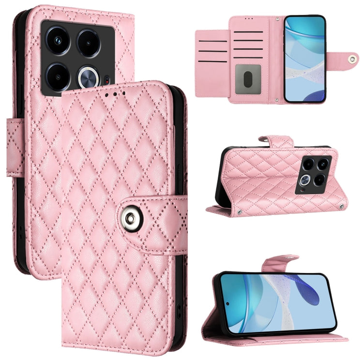 Rhombic Texture Flip Leather Phone Case with Lanyard, For Infinix Note 50s, For Infinix Hot 50 Pro+ 4G, For Infinix Note 40 5G, For Infinix Smart 8 Plus / Smart 8 Pro, For Infinix GT 20 Pro X6871, For Infinix Note 40 Pro 4G X6850                       ...