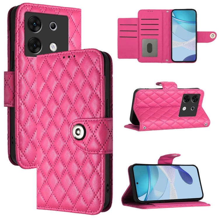 Rhombic Texture Flip Leather Phone Case with Lanyard, For Infinix Hot 40 / Hot 40 Pro, For Infinix Hot 40i, For Infinix Smart 8, For Infinix Zero 30 4G, For Infinix Zero 30 5G, For Infinix Hot 30 5G, For Infinix Hot 30 Play / 30 Play NFC               ...