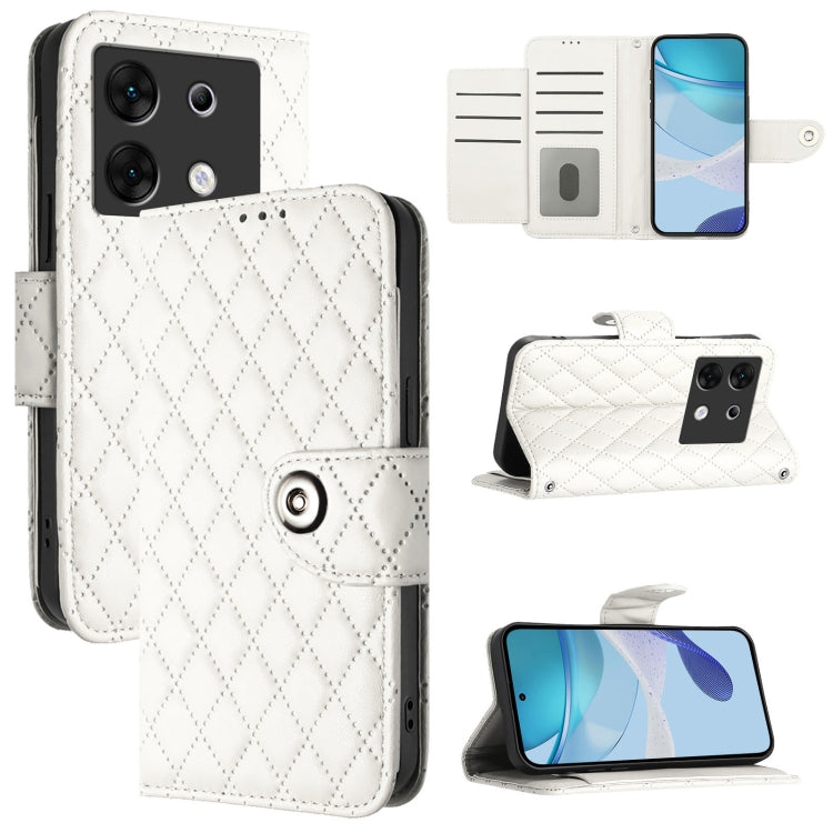 Rhombic Texture Flip Leather Phone Case with Lanyard, For Infinix Hot 40 / Hot 40 Pro, For Infinix Hot 40i, For Infinix Smart 8, For Infinix Zero 30 4G, For Infinix Zero 30 5G, For Infinix Hot 30 5G, For Infinix Hot 30 Play / 30 Play NFC               ...
