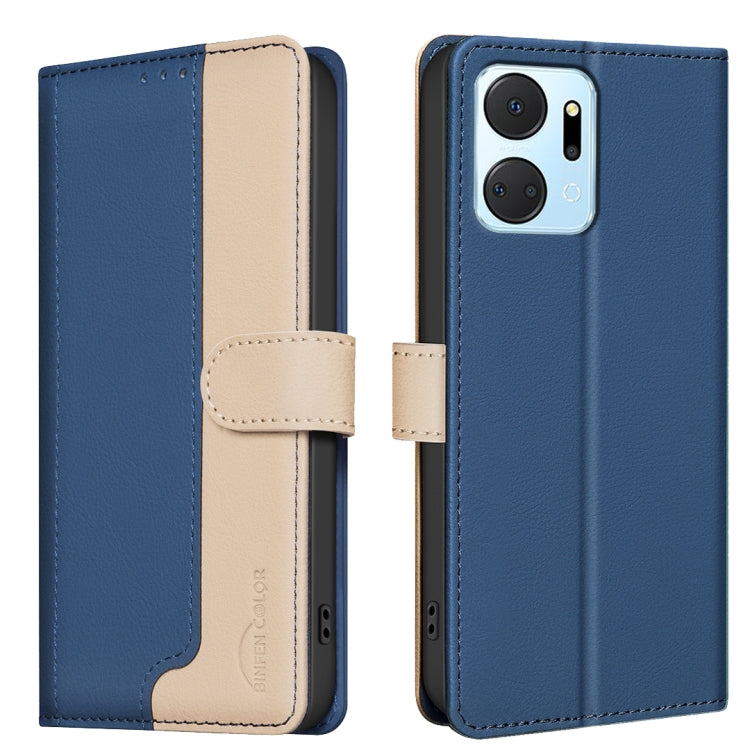 Color Matching RFID Anti-theft Leather Phone Case, For Honor 90 Pro, For Honor 90 5G, For Honor X7a