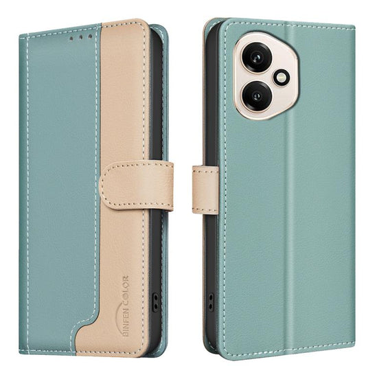 Color Matching RFID Anti-theft Leather Phone Case, For Honor 400 Global 156.5mm, For Honor X8c 4G, For Honor 300 Pro / 300 Ultra, For Honor 300, For Honor X9c 5G Global, For Honor X5b, For Honor 200 Smart / X7C, For Honor X6b, For Honor 200 Lite Global