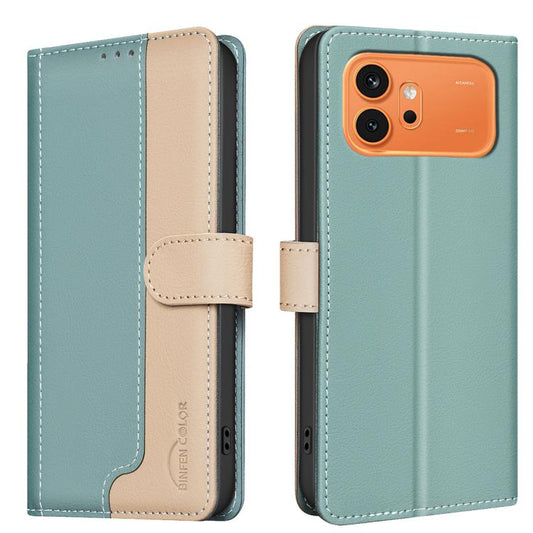 Color Matching RFID Anti-theft Leather Phone Case, For Honor 600 Global, For Honor 600 Lite Global, For Honor X6d 5G, For Honor X8d 4G, For Honor X5c 4G / X5c Plus, For Honor X9d 5G / X70 5G, For Honor X7d 5G, For Honor 400 Pro Global 160.8mm          ...