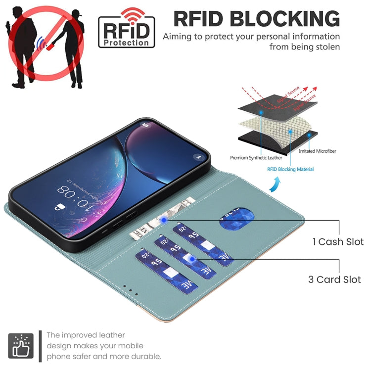 Color Matching RFID Anti-theft Leather Phone Case, For Xiaomi Redmi 10X 4G / Note 9, For Xiaomi Redmi Note 9 Pro Max / 9 Pro / 9S