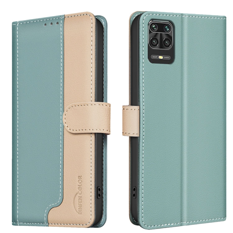 Color Matching RFID Anti-theft Leather Phone Case, For Xiaomi Redmi 10X 4G / Note 9, For Xiaomi Redmi Note 9 Pro Max / 9 Pro / 9S