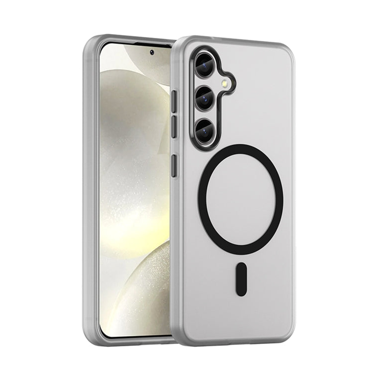 MagSafe Frosted Translucent TPU + PC Full Coverage Phone Case, For Samsung Galaxy S25 Ultra, For Samsung Galaxy S24 FE 5G, For Samsung Galaxy S24 Ultra 5G, For Samsung Galaxy S24+ 5G, For Samsung Galaxy S24 5G