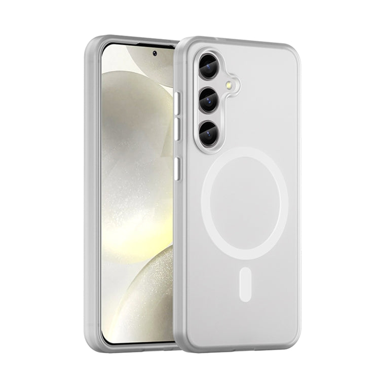MagSafe Frosted Translucent TPU + PC Full Coverage Phone Case, For Samsung Galaxy S25 Ultra, For Samsung Galaxy S24 FE 5G, For Samsung Galaxy S24 Ultra 5G, For Samsung Galaxy S24+ 5G, For Samsung Galaxy S24 5G